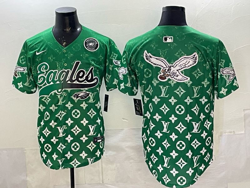 Men 2026 Philadelphia Eagles Blank Green Nike Limited NFL Jersey style 0006->philadelphia eagles->NFL Jersey